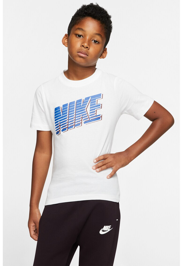 Nike Tricou cu decolteu la baza gatului si model logo - Pled.ro