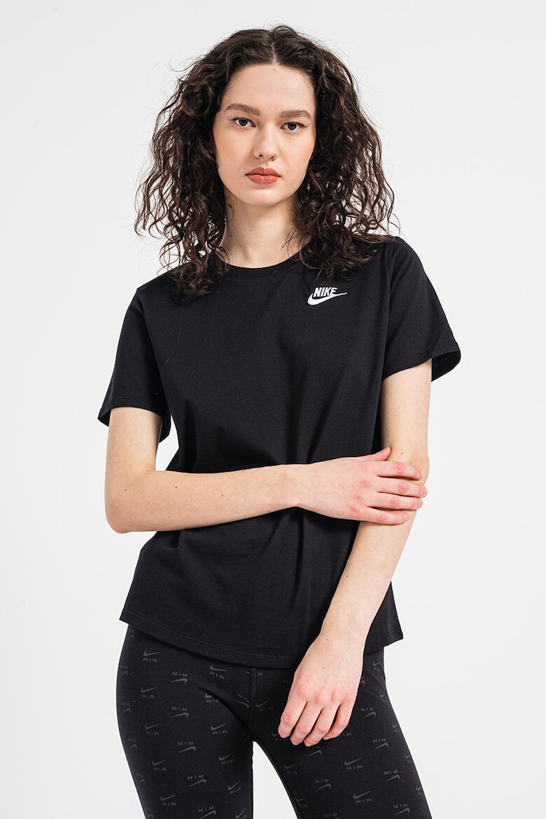 Nike Tricou cu decolteu la baza gatului Sportswear Club Essentials - Pled.ro