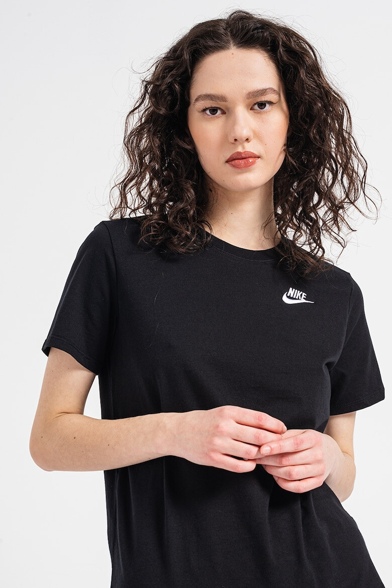 Nike Tricou cu decolteu la baza gatului Sportswear Club Essentials - Pled.ro