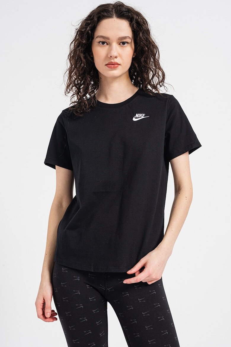 Nike Tricou cu decolteu la baza gatului Sportswear Club Essentials - Pled.ro