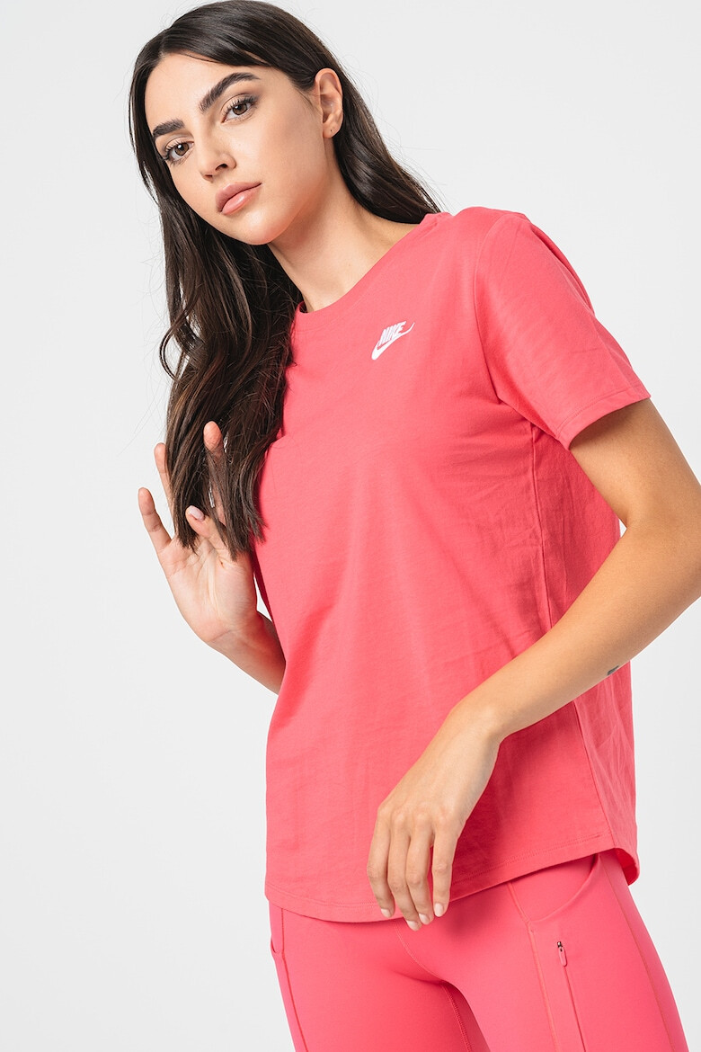 Nike Tricou cu decolteu la baza gatului Sportswear Club Essentials - Pled.ro