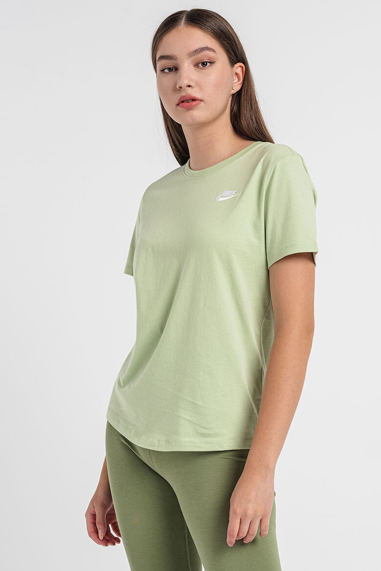 Nike Tricou cu decolteu la baza gatului Sportswear Club Essentials - Pled.ro