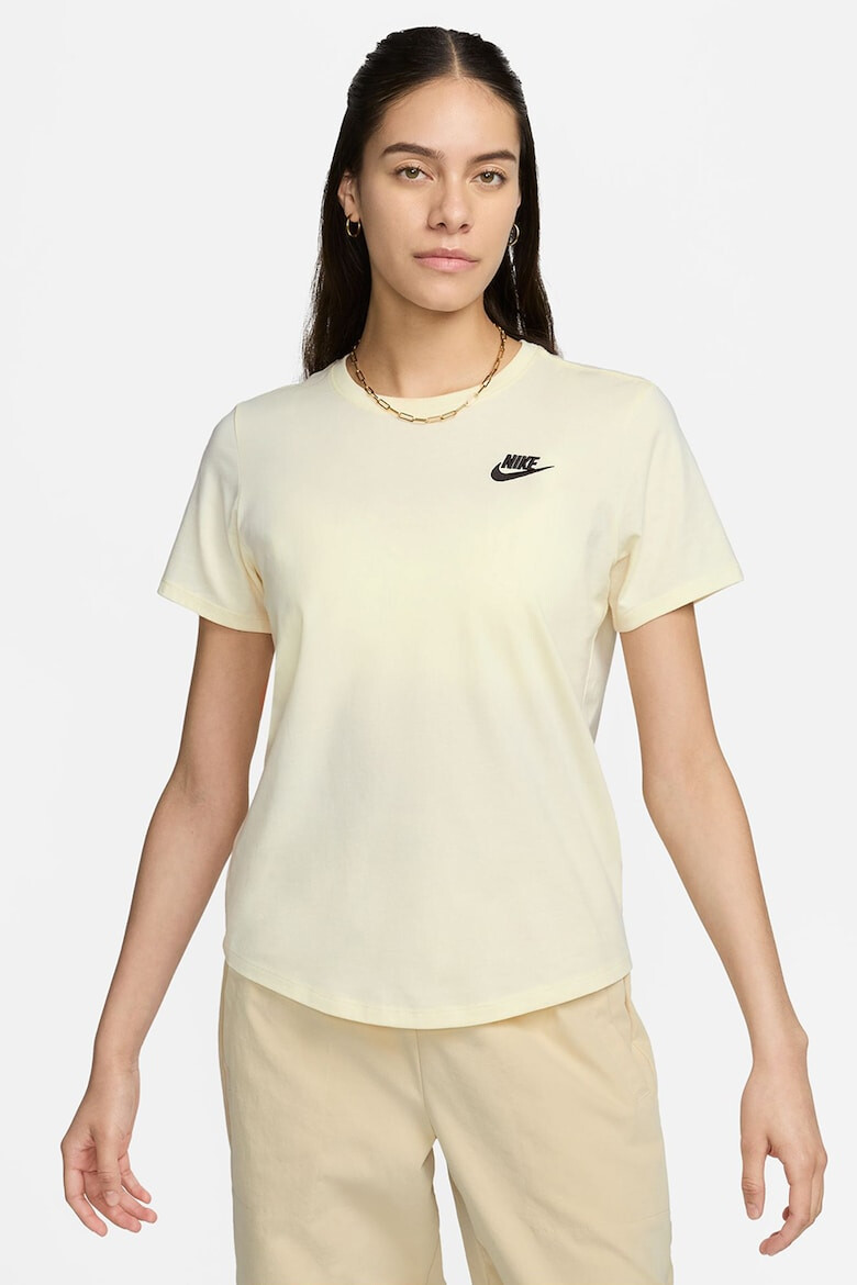 Nike Tricou cu decolteu la baza gatului Sportswear Club Essentials - Pled.ro