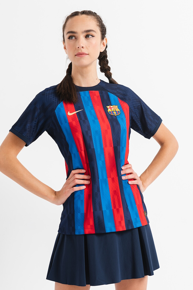 Nike Tricou cu detalii logo si tehnologie Dri-Fit pentru fotbal F.C. Barcelona - Pled.ro