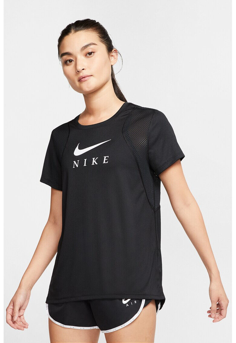 Nike Tricou cu Dri-Fit si model logo pentru alergare - Pled.ro