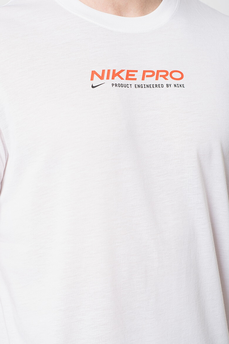 Nike Tricou cu imprimeu logo si tehnologie Dri Fit pentru fitness - Pled.ro