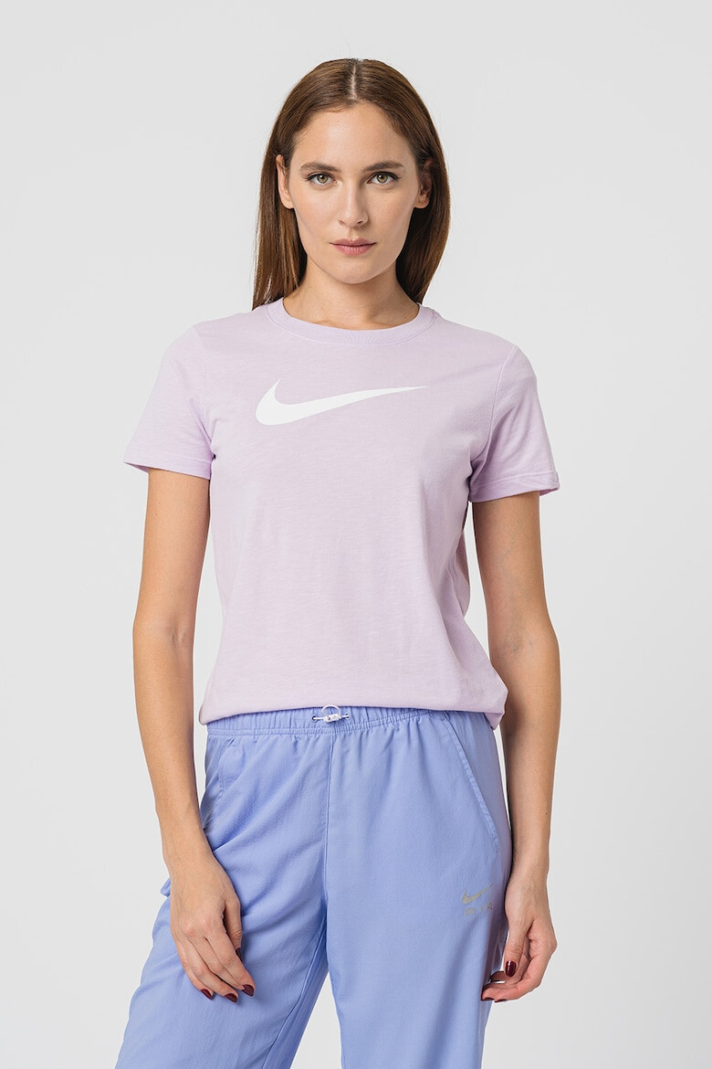 Nike Tricou cu imprimeu logo si tehnologie Dri-FIT pentru fitness - Pled.ro