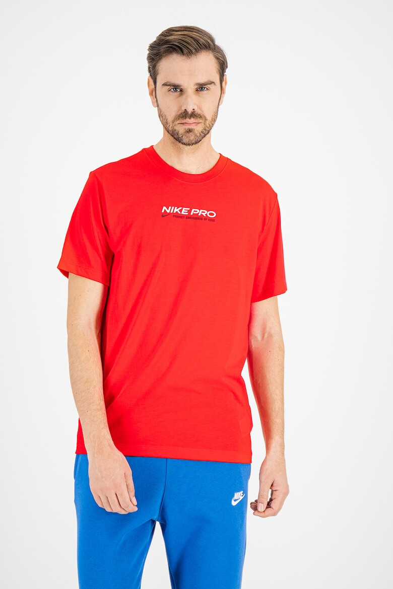 Nike Tricou cu imprimeu logo si tehnologie Dri Fit pentru fitness - Pled.ro