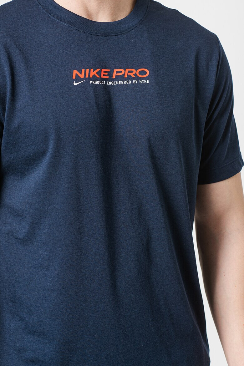 Nike Tricou cu imprimeu logo si tehnologie Dri Fit pentru fitness - Pled.ro