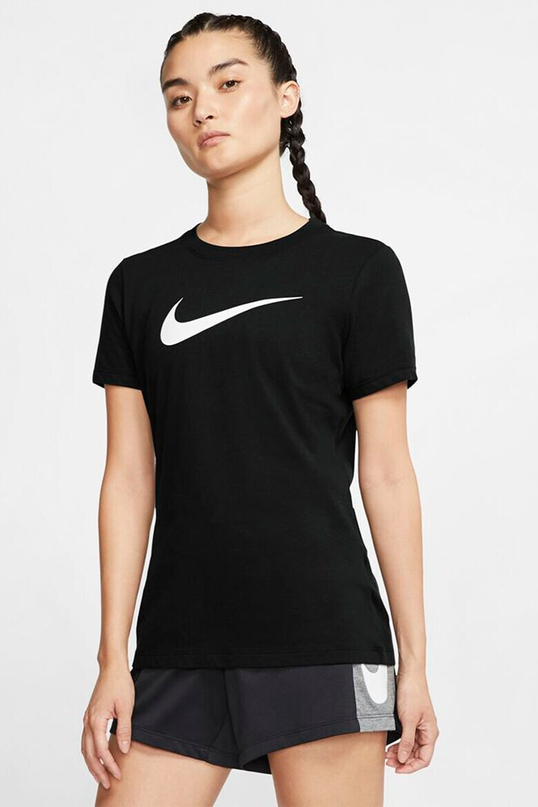 Nike Tricou cu imprimeu logo si tehnologie Dri-FIT pentru fitness - Pled.ro