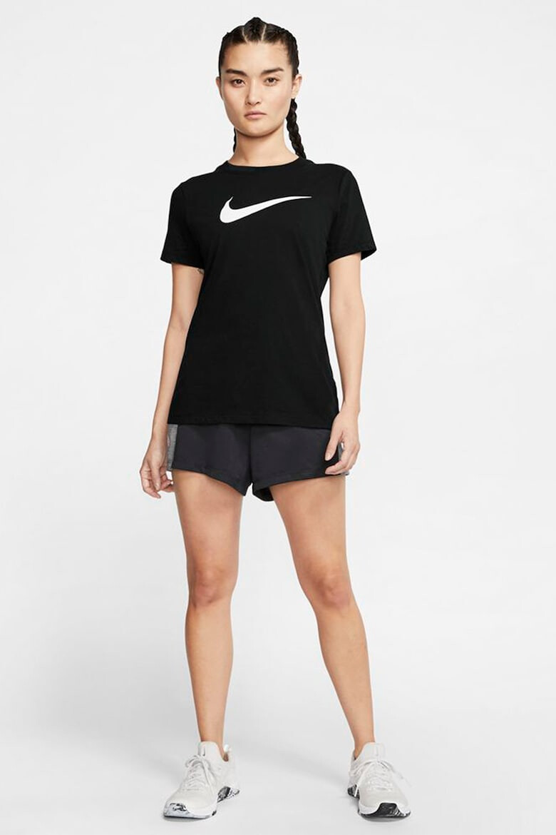 Nike Tricou cu imprimeu logo si tehnologie Dri-FIT pentru fitness - Pled.ro