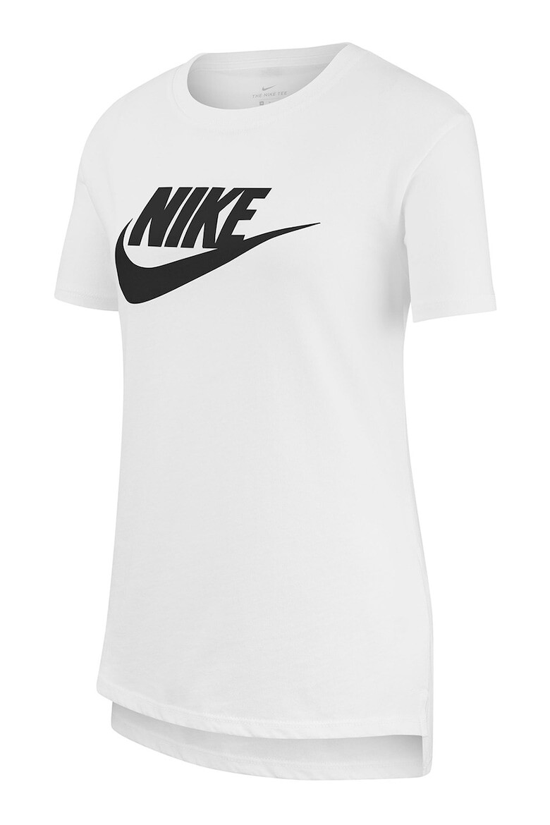 Nike Tricou cu imprimeu logo si terminatie asimetrica Sportswear Futura - Pled.ro