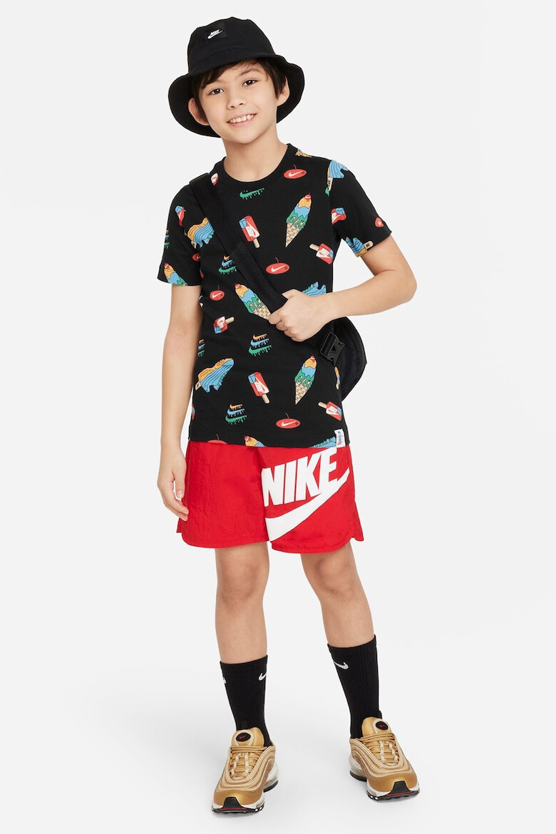 Nike Tricou cu model si decolteu la baza gatului - Pled.ro