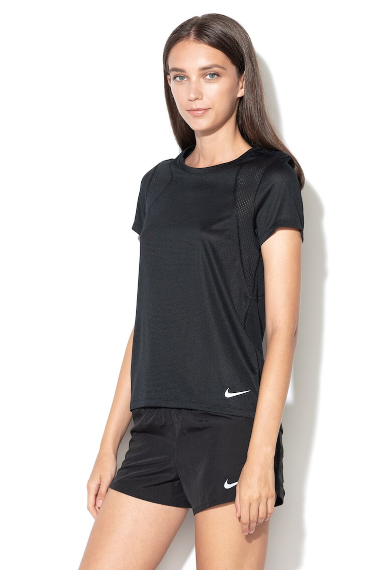 Nike Tricou cu insertii de plasa pentru alergare - Pled.ro