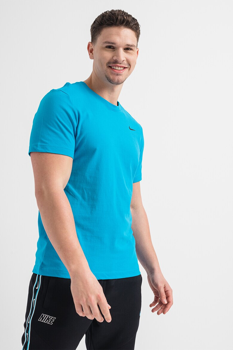 Nike Tricou cu tehnologie Dri-FIT si decolteu la baza gatului pentru fitness - Pled.ro