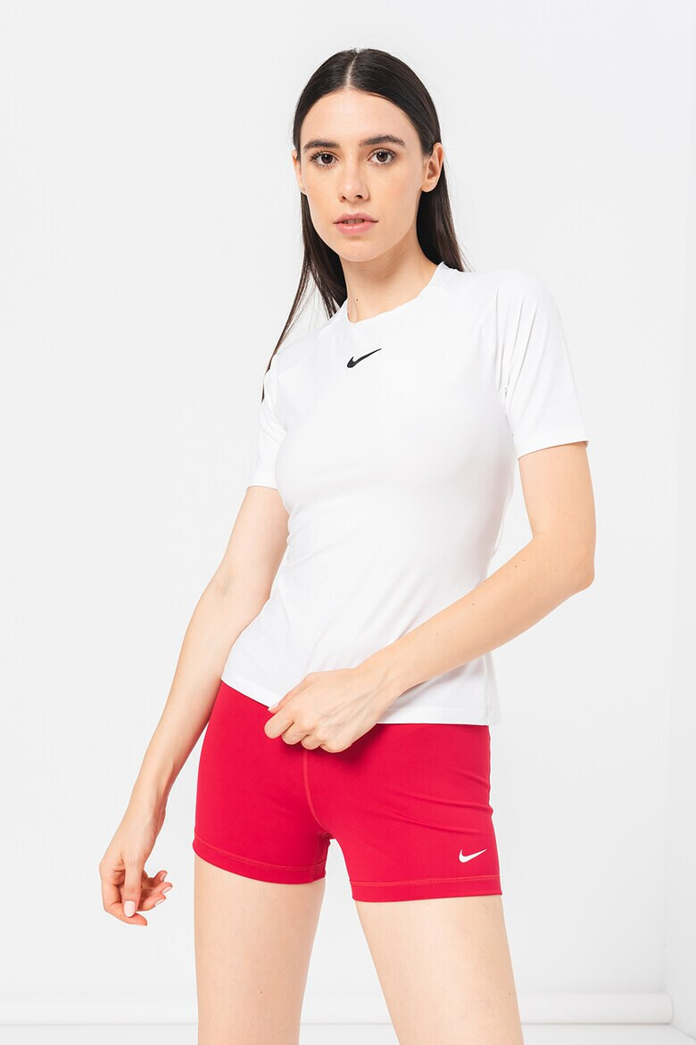 Nike Tricou cu tehnologie Dri-Fit si decupaj pe partea din spate pentru tenis Advantage - Pled.ro