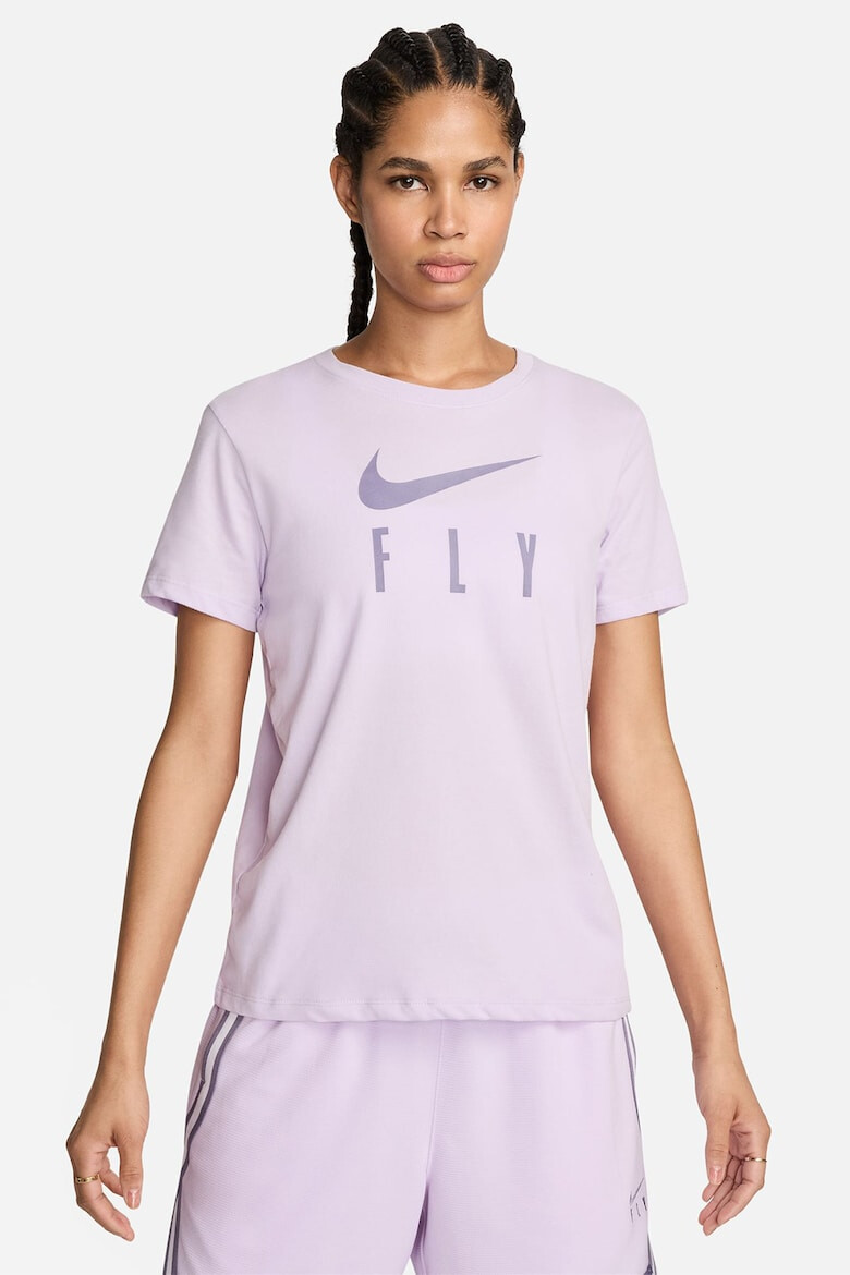 Nike Tricou cu tehnologie Dri-FIT si imprimeu logo Swoosh - Pled.ro