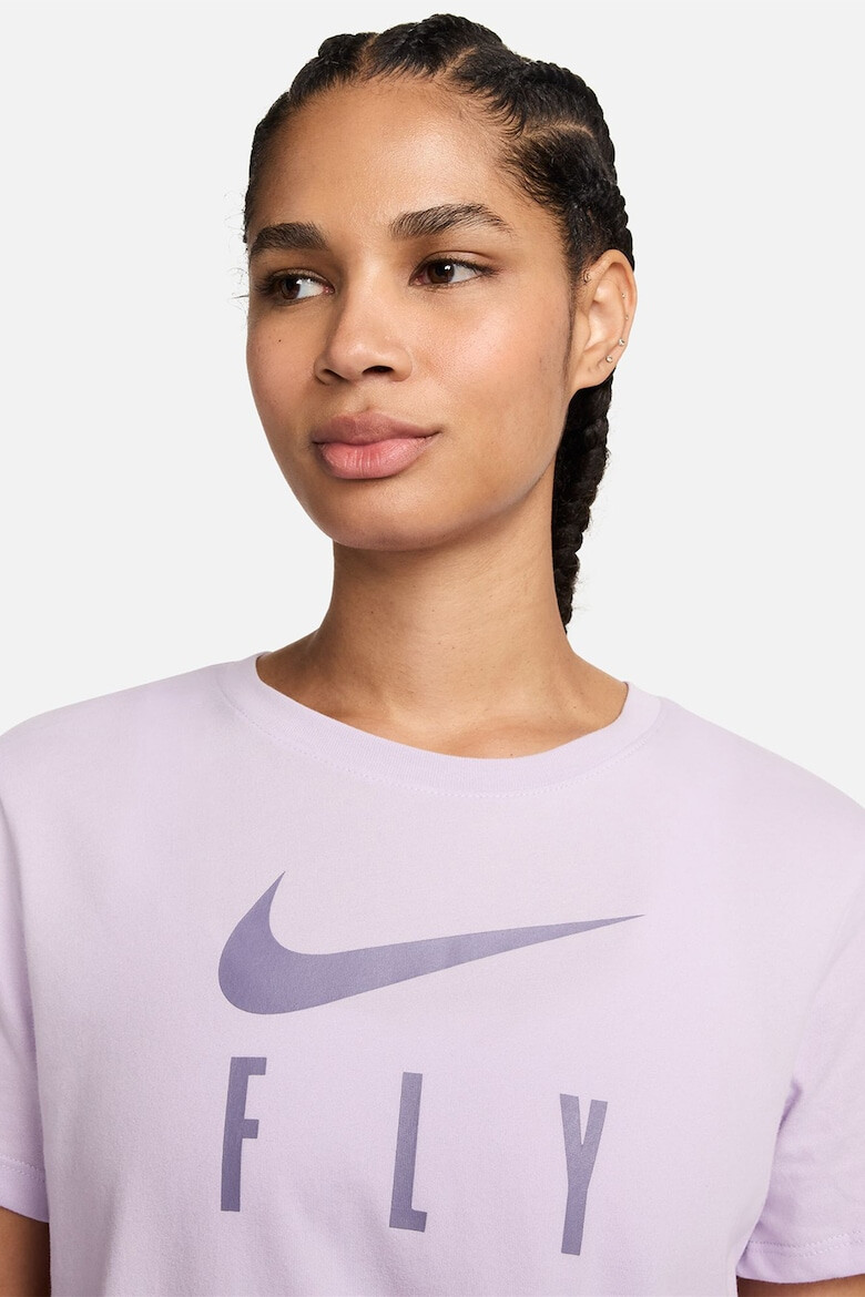 Nike Tricou cu tehnologie Dri-FIT si imprimeu logo Swoosh - Pled.ro