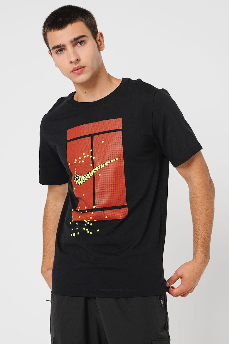 Nike Tricou de bumbac cu logo pentru tenis - Pled.ro