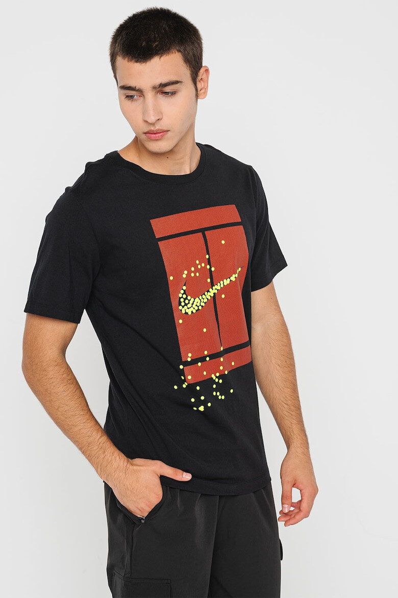 Nike Tricou de bumbac cu logo pentru tenis - Pled.ro