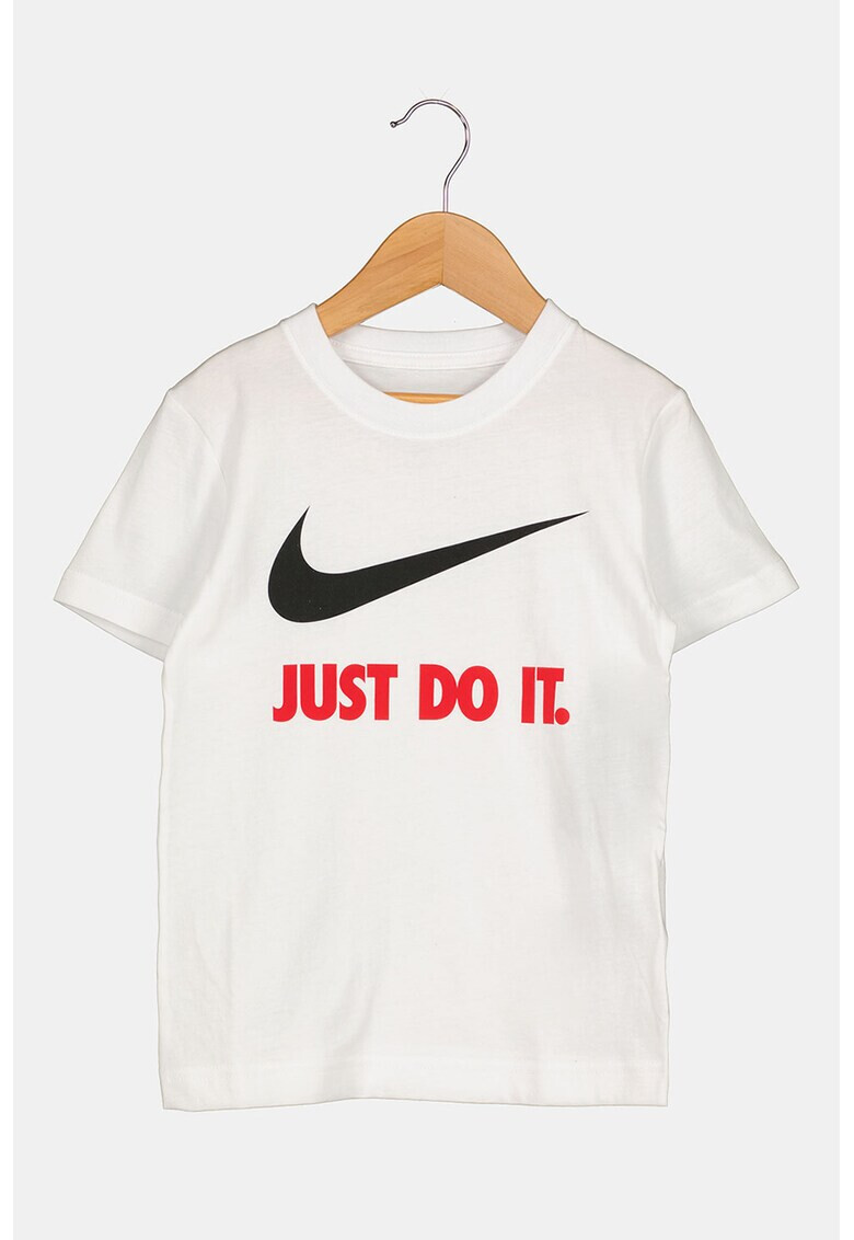 Nike Tricou de bumbac cu logo supradimensionat Swoosh - Pled.ro