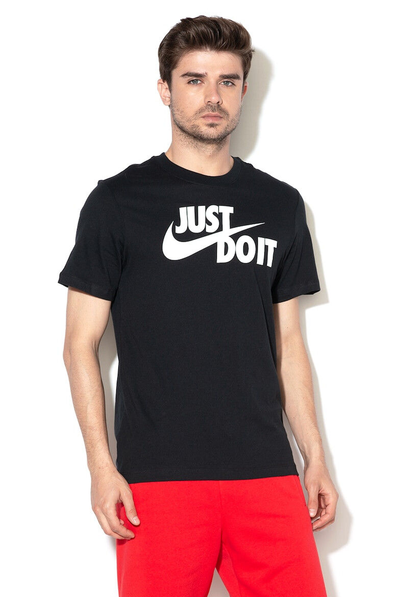 Nike Tricou de bumbac cu logo Swoosh - Pled.ro