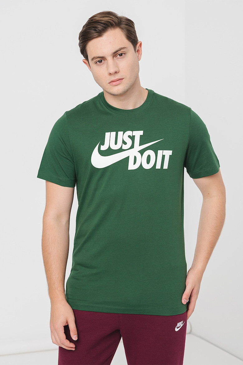 Nike Tricou de bumbac cu logo Swoosh - Pled.ro