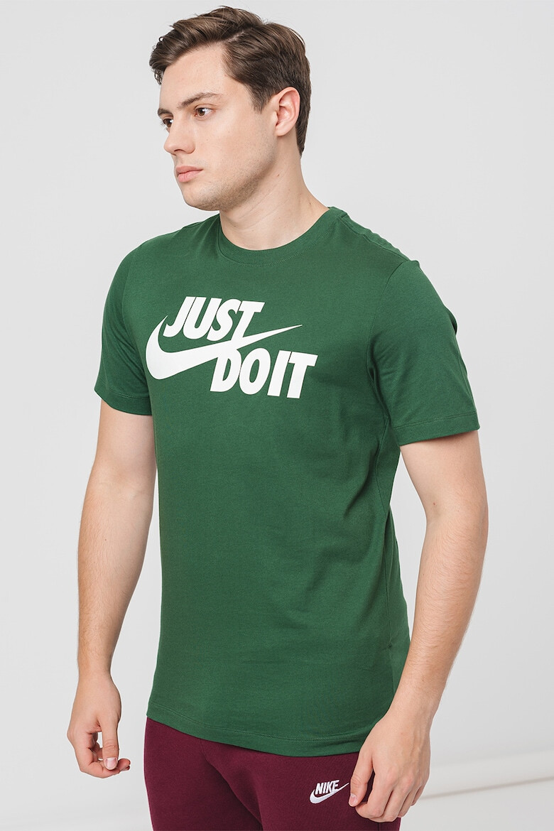 Nike Tricou de bumbac cu logo Swoosh - Pled.ro