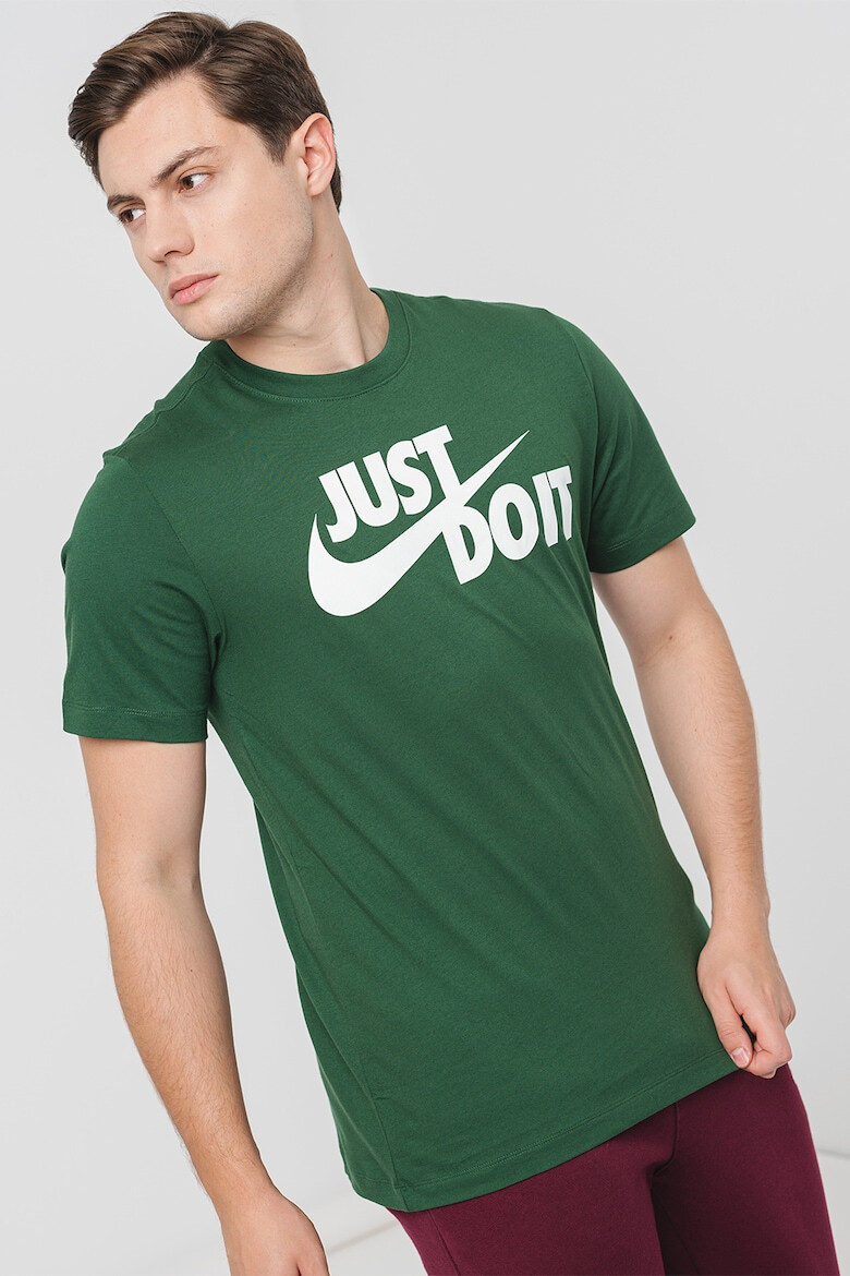 Nike Tricou de bumbac cu logo Swoosh - Pled.ro