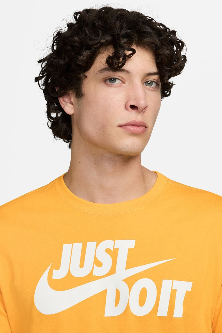 Nike Tricou de bumbac cu logo Swoosh - Pled.ro