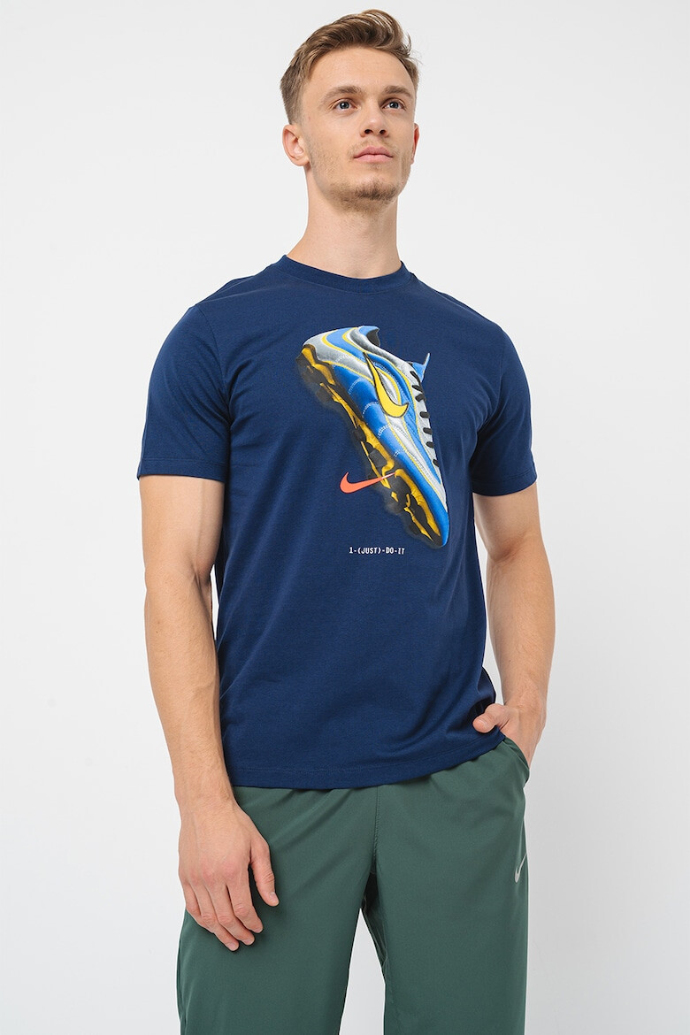 Nike Tricou de bumbac cu model si logo - Pled.ro