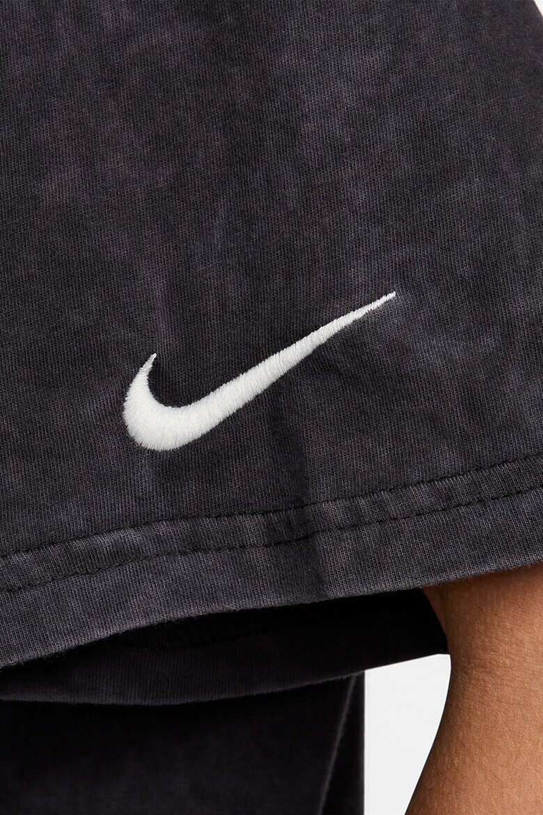 Nike Tricou din bumbac cu broderie logo - Pled.ro