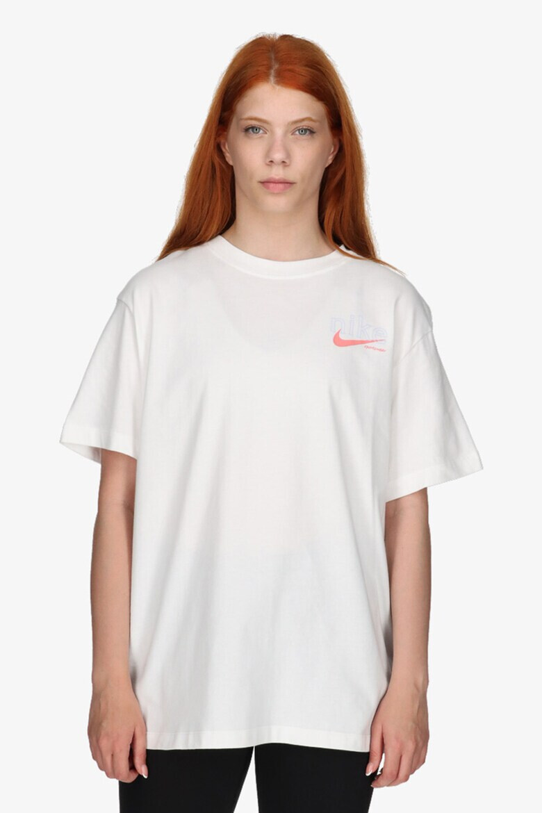 Nike Tricou din bumbac cu decolteu la baza gatului - Pled.ro