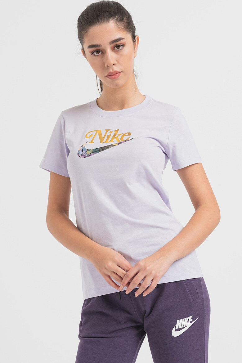 Nike Tricou din bumbac cu imprimeu logo - Pled.ro