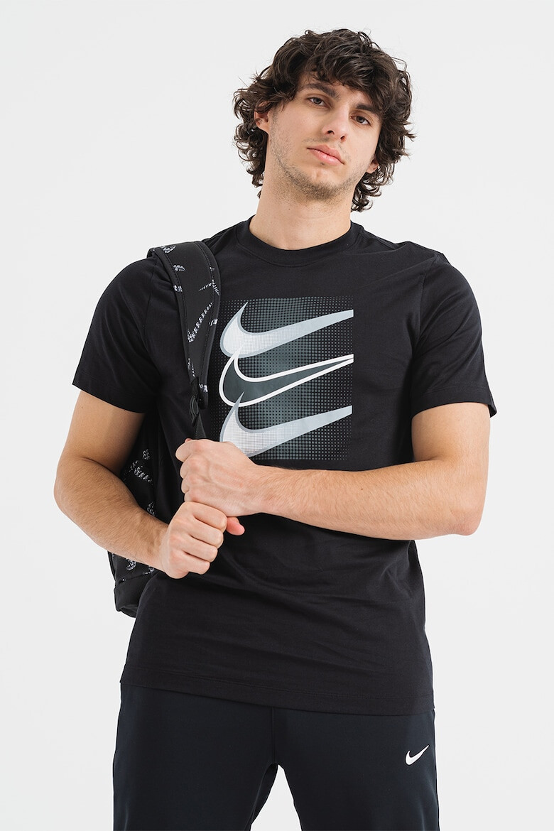 Nike Tricou din bumbac cu imprimeu Swoosh - Pled.ro