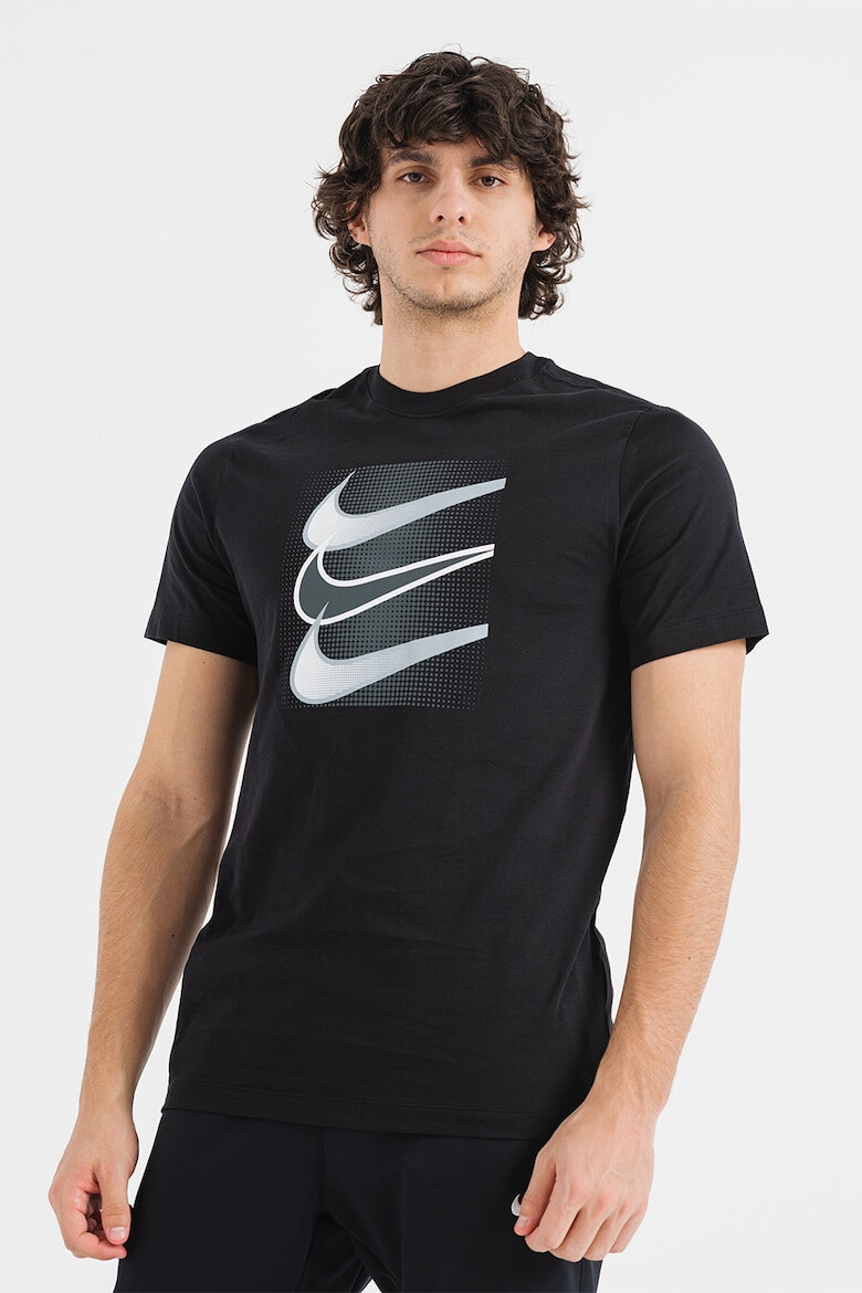 Nike Tricou din bumbac cu imprimeu Swoosh - Pled.ro