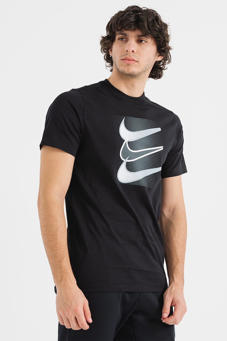 Nike Tricou din bumbac cu imprimeu Swoosh - Pled.ro