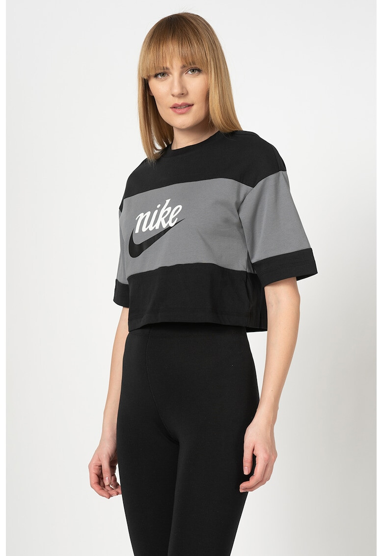 Nike Tricou lejer cu imprimeu logo - Pled.ro