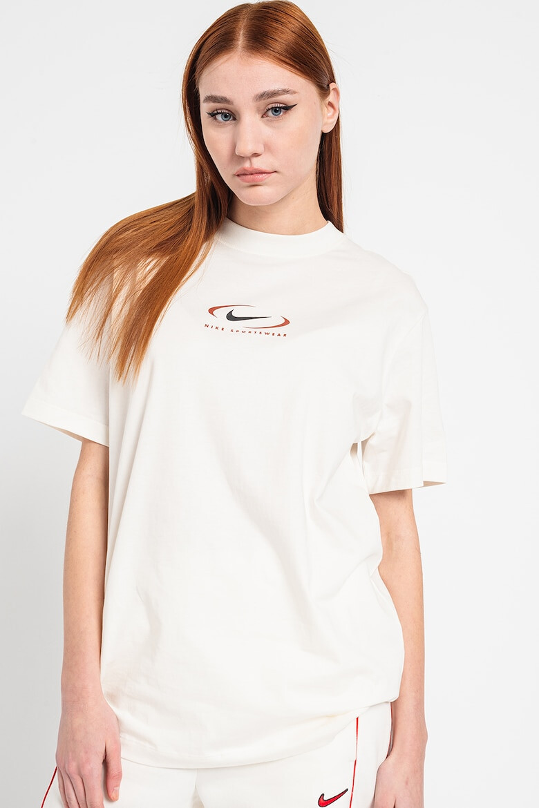 Nike Tricou lejer cu logo - Pled.ro