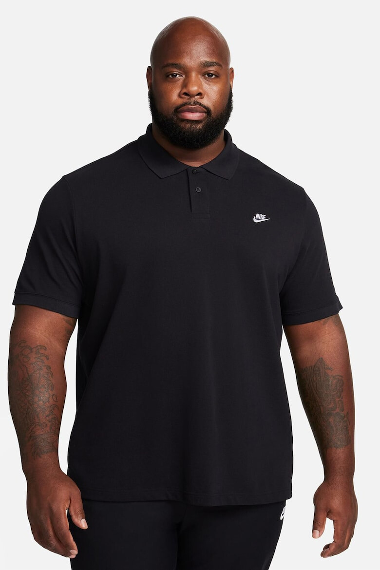 Nike Tricou polo din material pique cu logo - Pled.ro