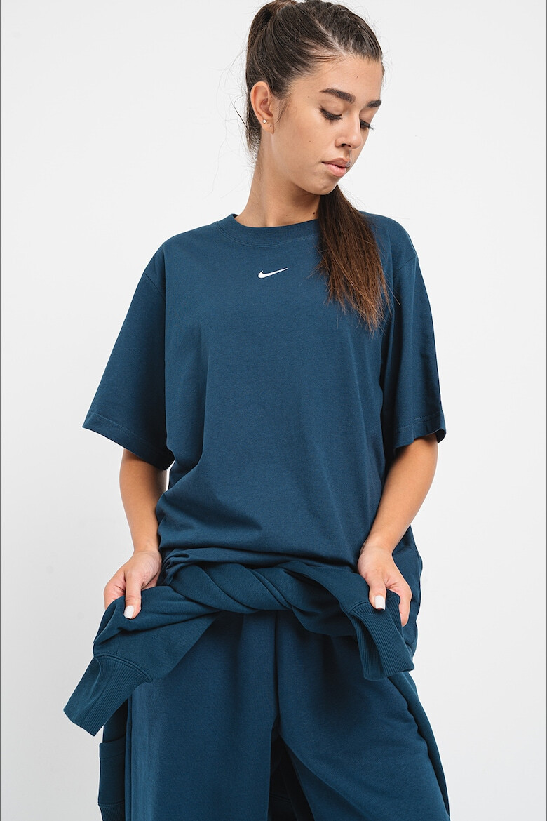 Nike Tricou supradimensionat cu decolteu la baza gatului Sportswear Essential - Pled.ro