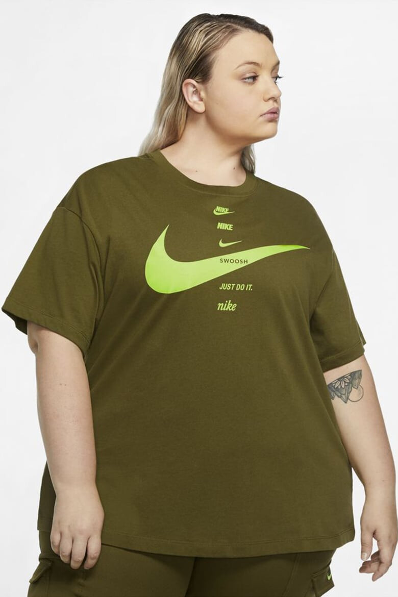 Nike Tricou supradimensionat cu imprimeu logo - Pled.ro