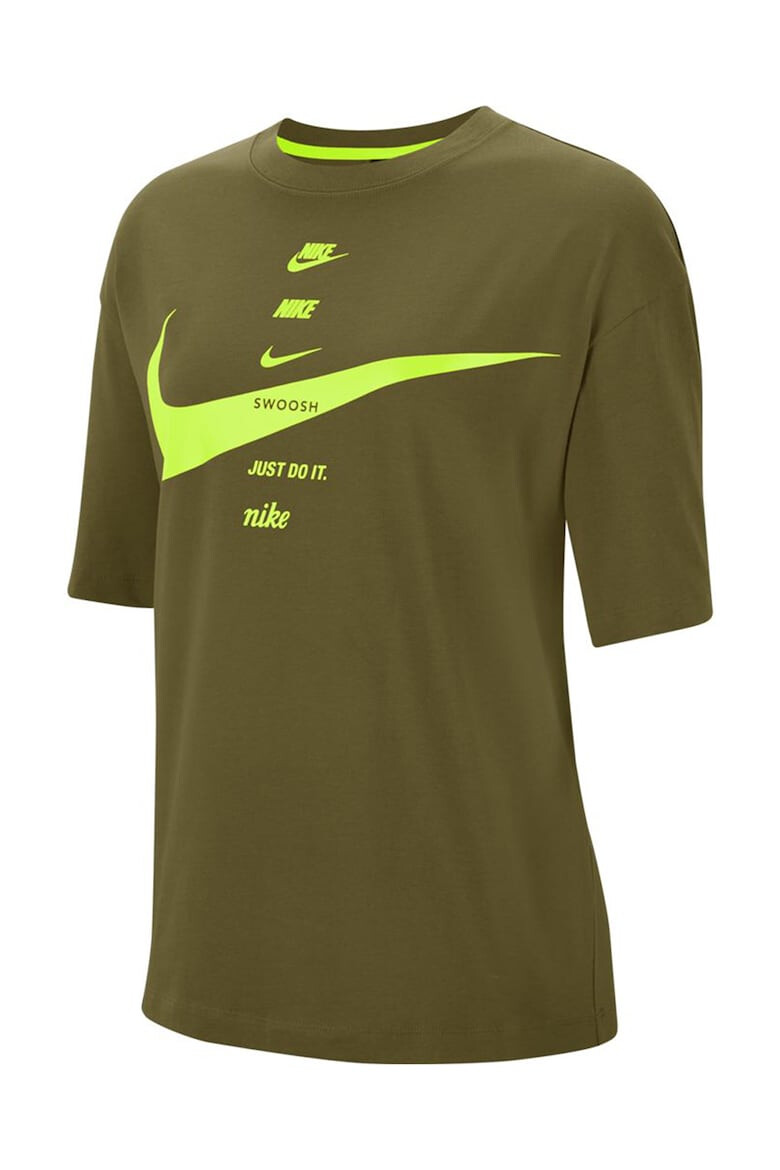 Nike Tricou supradimensionat cu imprimeu logo - Pled.ro