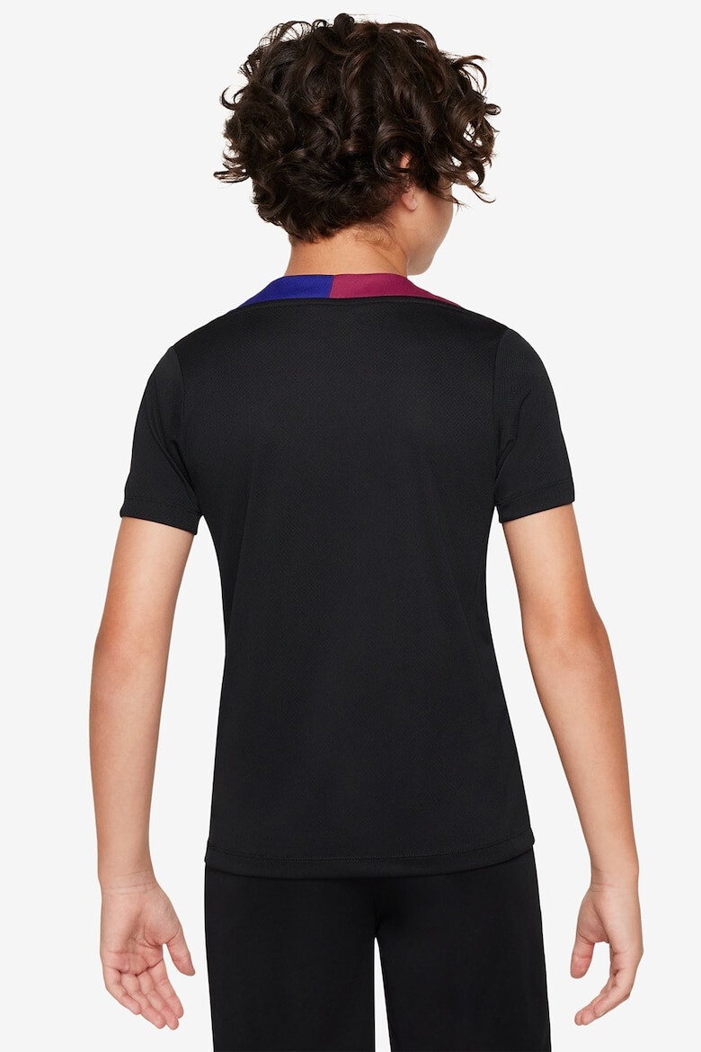 Nike Tricou unisex cu detalii logo si garnituri contrastante pentru fotbal FCB - Pled.ro