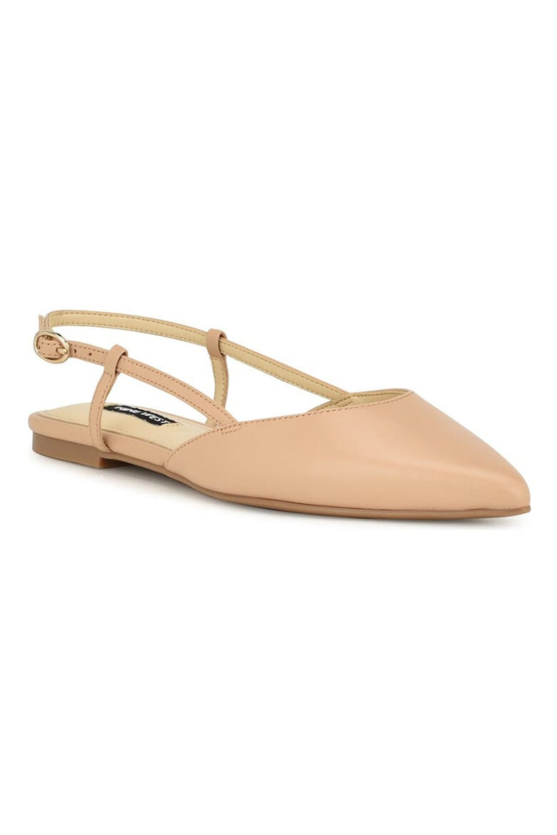 NINE WEST Balerini slingback din piele Bircah - Pled.ro