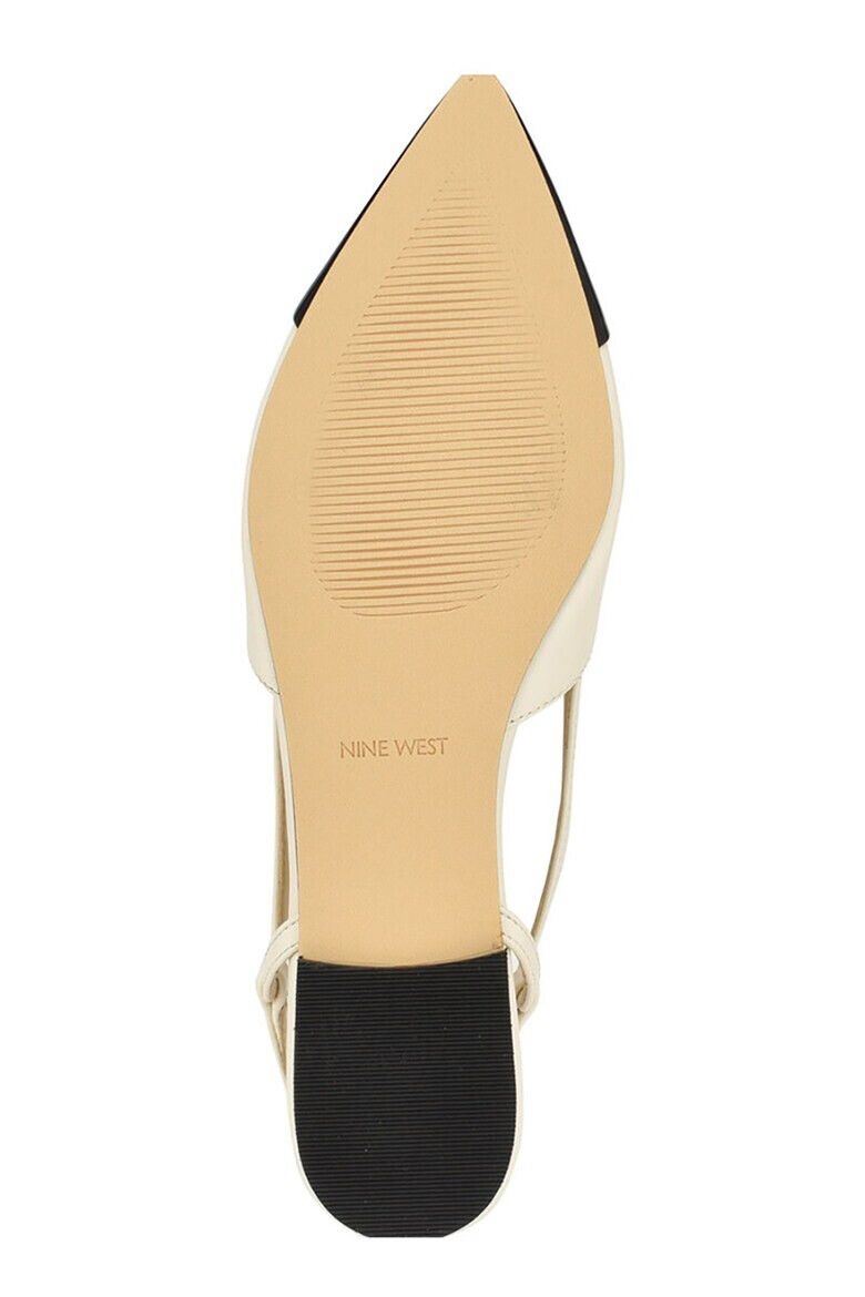 NINE WEST Balerini slingback din piele ecologica Babee - Pled.ro