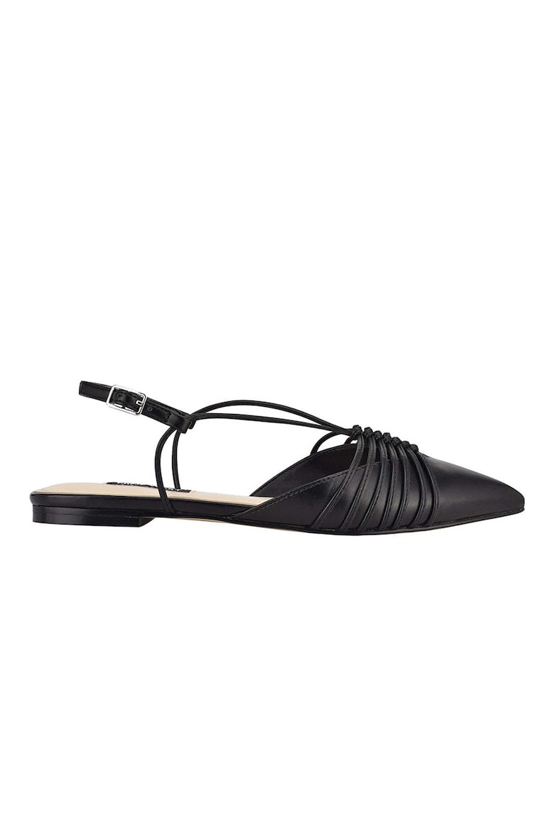 NINE WEST Balerini slingback din piele ecologica cu varf ascutit Aida - Pled.ro