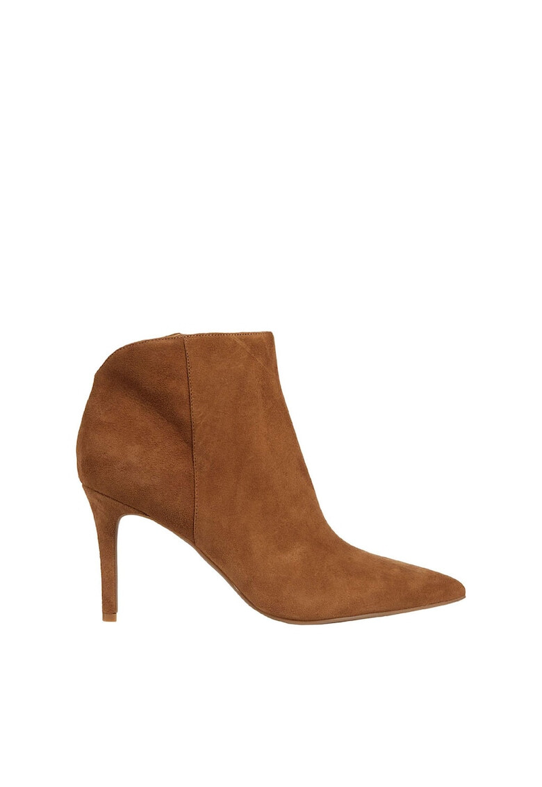 NINE WEST Botine de piele intoarsa cu toc inalt Feina - Pled.ro