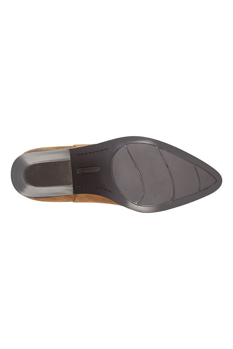 NINE WEST Botine de piele intoarsa cu varf ascutit Lexa - Pled.ro