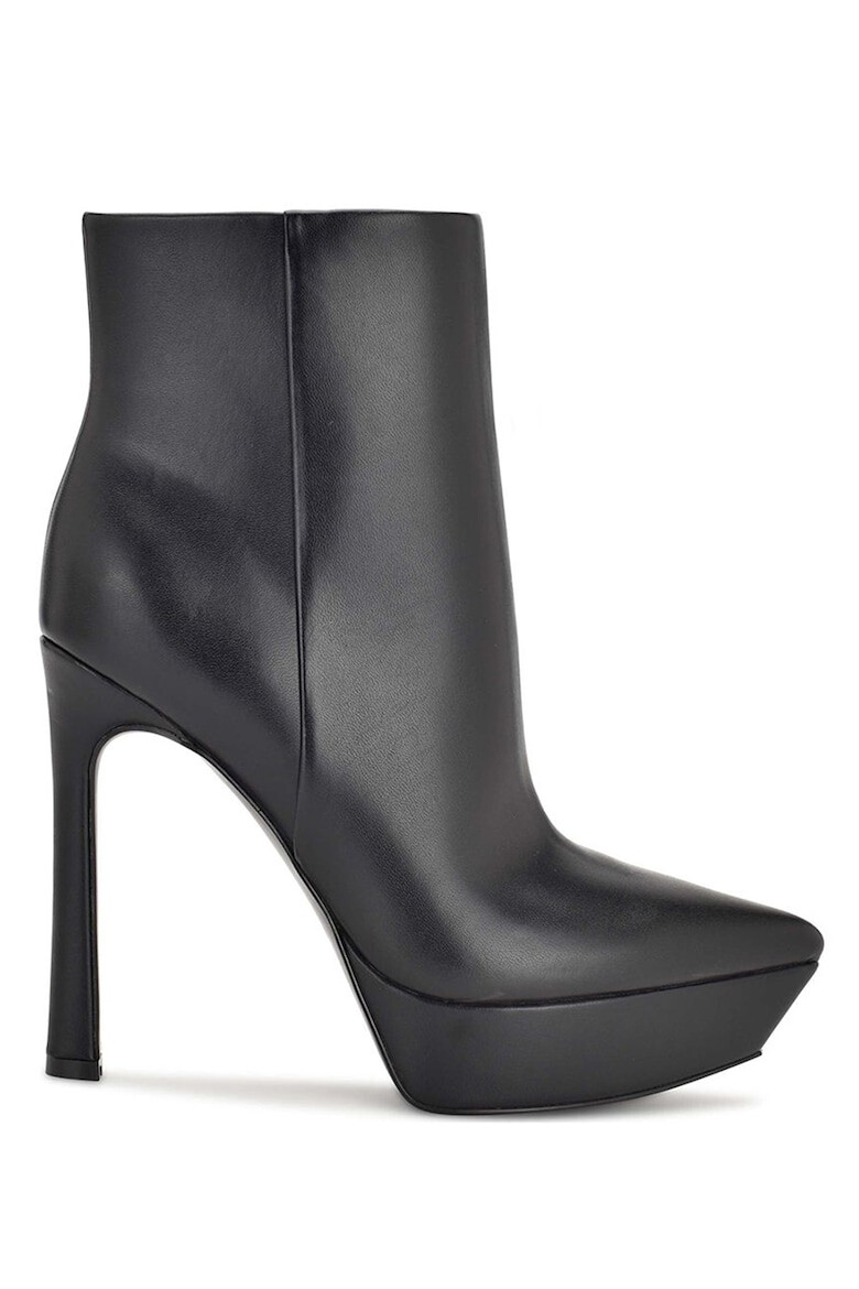 NINE WEST Botine din piele ecologica cu varf ascutit Loraa - Pled.ro